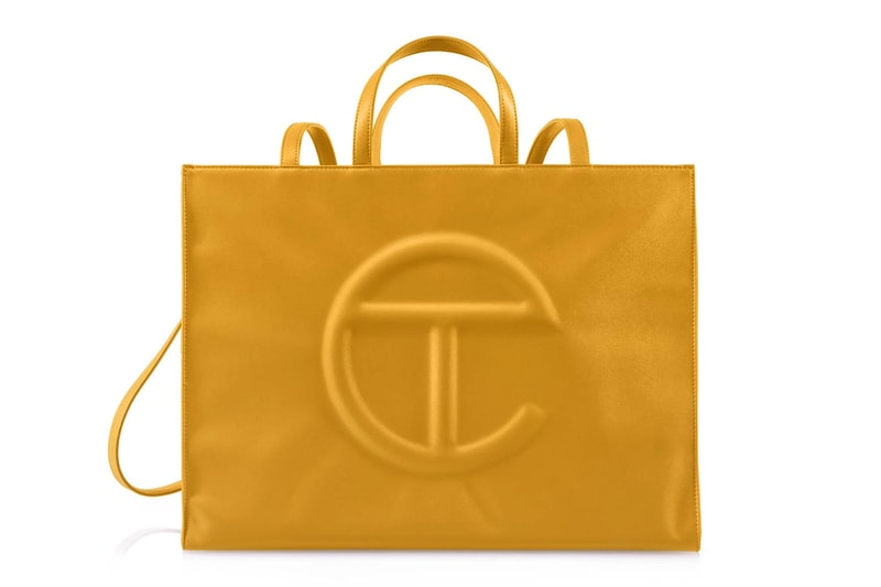 Telfar Mustard Shopping Bag Large
