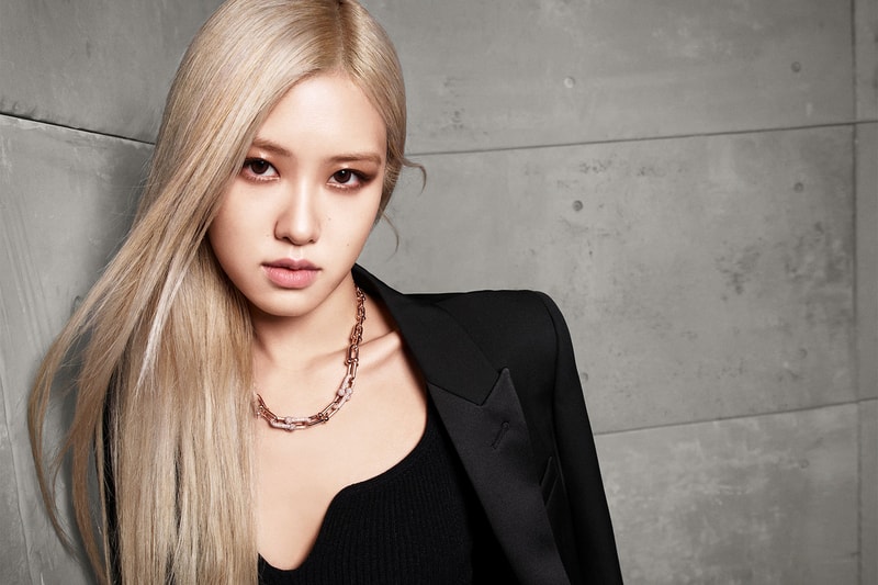 BLACKPINK Rose Tiffany and Co. Campaign Chain Necklace