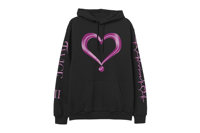 TWICE 4th World Tour Collection Merchandise Outerwear Accessories K-pop Hoodie Black Heart
