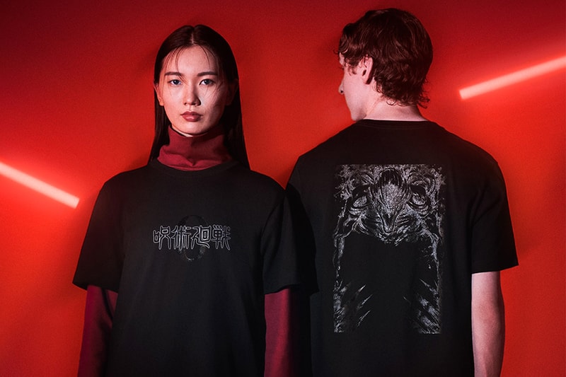 UNIQLO UT Jujutsu Kaisen 0 The Movie Collection T-Shirts Tees Manga Anime Branding Black