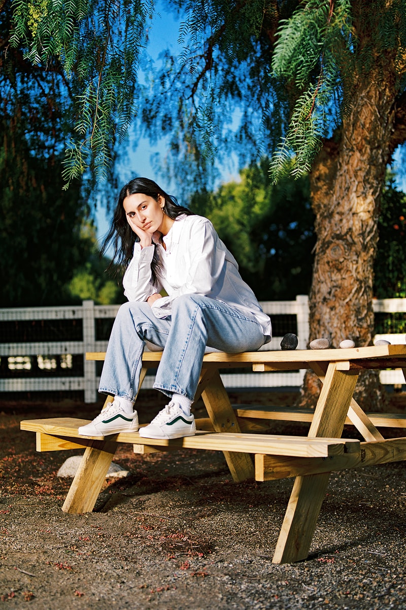 vault by vans museum of peace and quiet mopq footwear collaboration HBXWM Authentic LX Mule release date White Branding Womens