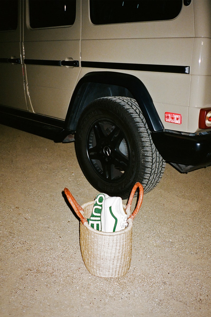 vault by vans museum of peace and quiet mopq footwear collaboration HBXWM Authentic LX Mule release date White Green Branding
