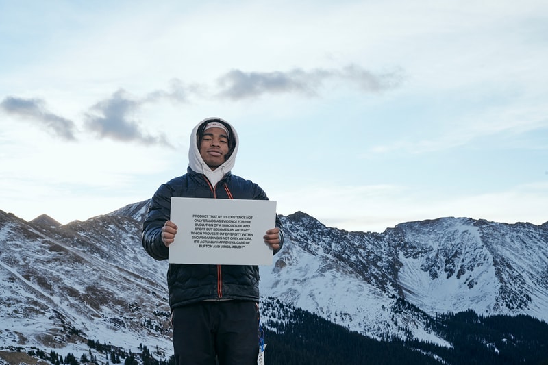 Virgil Abloh Burton Collaboration Snowboards Boots Bindings 