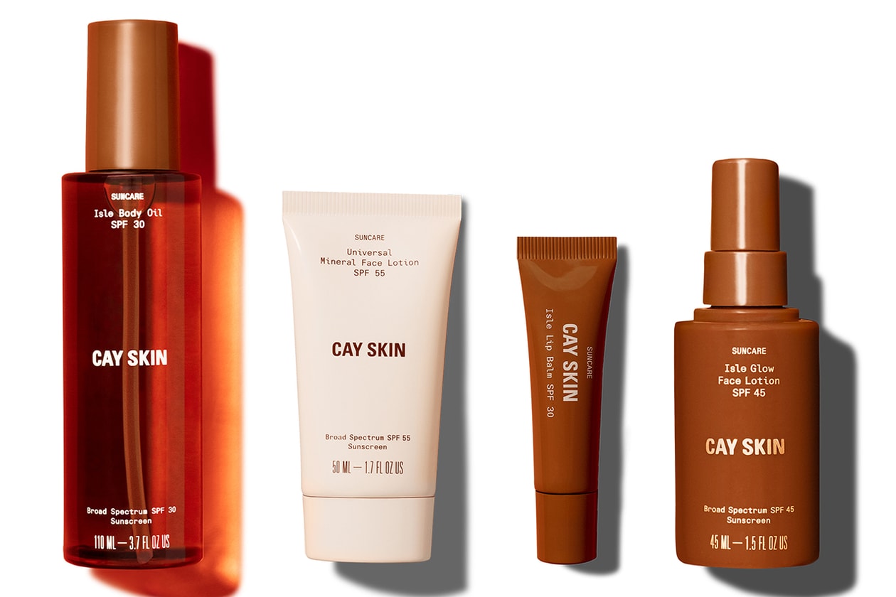 Winnie Harlow CAY Skin beauty brand sun care protection sunscreen spf skincare 