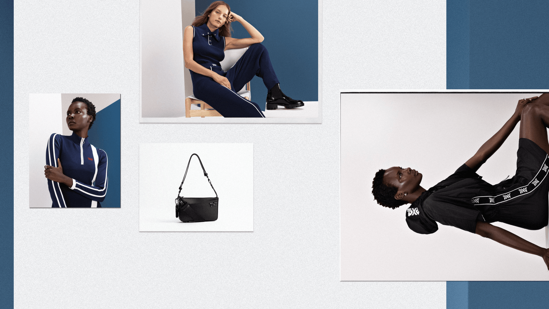 pxg spring summer 2022 ss22 collection nylon bag collection cactus leather collection sustainable recyclable fabrics green handbag bumbag sling bag phone bag black ebony accessories