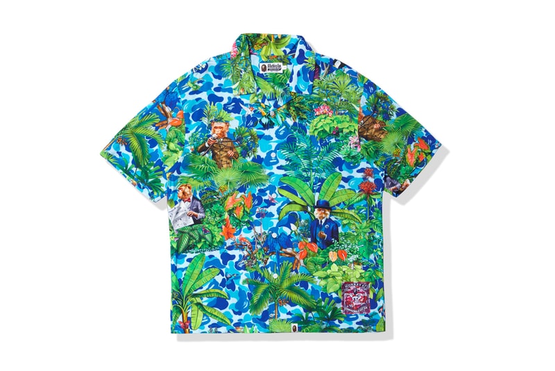 Bape a bathing ape skateboard lifestyle collection monkey 47 camo hoodie gin bottle
