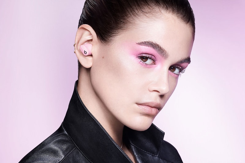 Beats Studio Buds Kaia Gerber Headphones Moon Gray Sunset Pink Ocean Blue Colorways Release