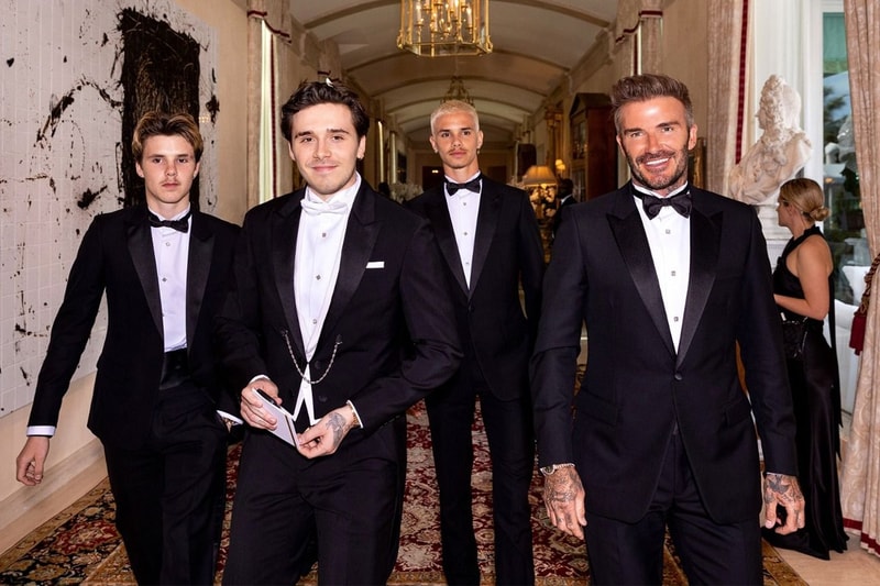 dior beckham men brothers dad brooklyn nicola peltz wedding 