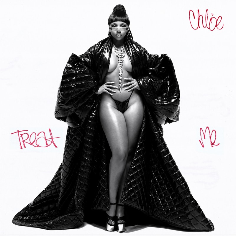 Chlöe Bailey Treat Me cover art Solo Debut Chloe x Halle fashion style evolution singer beyonce mentee 