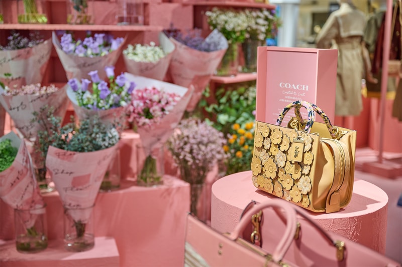 coach crafted to last tokyo handbags conscious design floral printing artisanal limited-edition