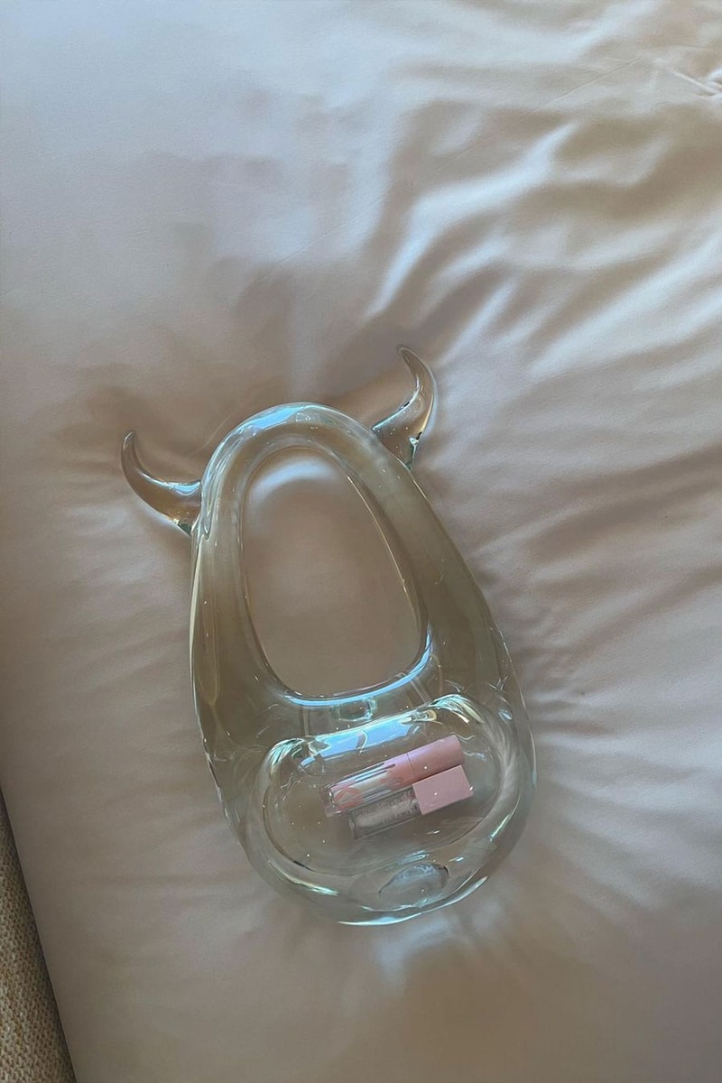 Heven Coperni Swipe Bag Glass Kylie Jenner
