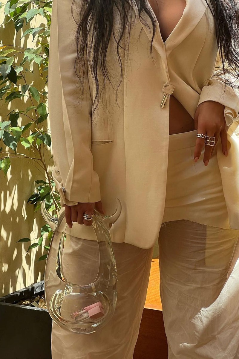 Heven Coperni Swipe Bag Glass Kylie Jenner