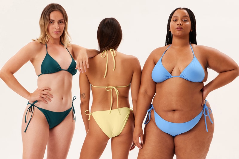 Girlfriend Collective Swimwear Collection Bikinis One Pieces