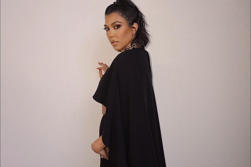 Kourtney Kardashian Brings Flowers to Her Spring Manicure