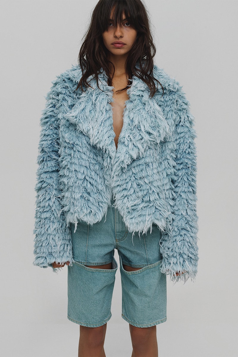 ksenia schnaider ukrainian independent fashion brand denim jackets shirts dresses lookbook