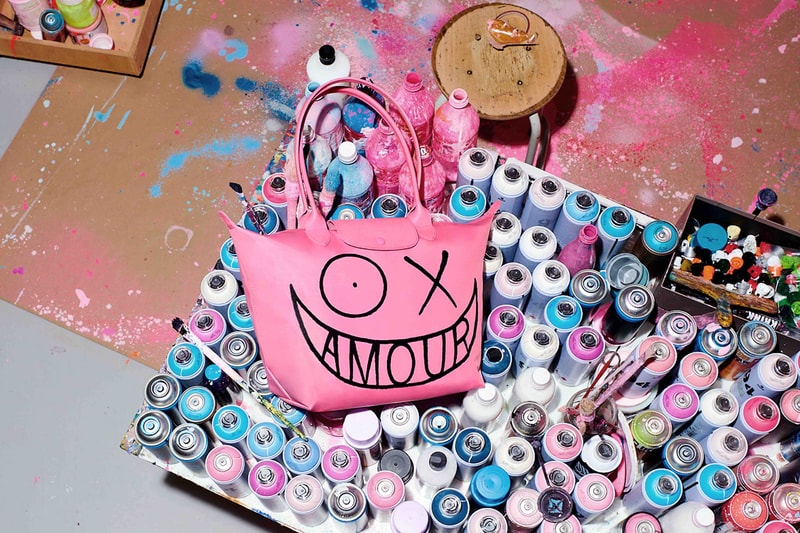 longchamp André Saraiva art artist collaboration fashion accessories handbag collection exclusive limited-edition 