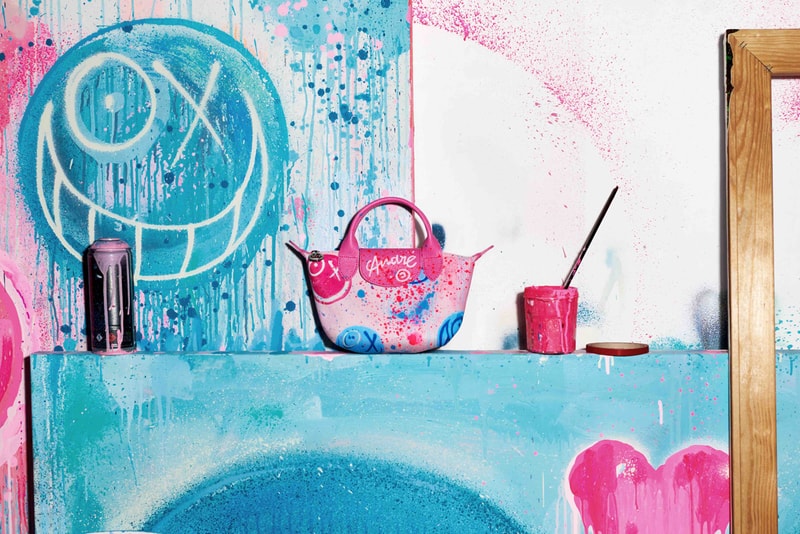 longchamp André Saraiva art artist collaboration fashion accessories handbag collection exclusive limited-edition 