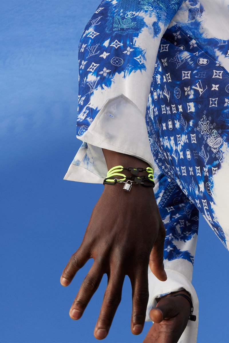 louis vuitton virgil abloh unicef silver lockit bracelets donation charity jewelry