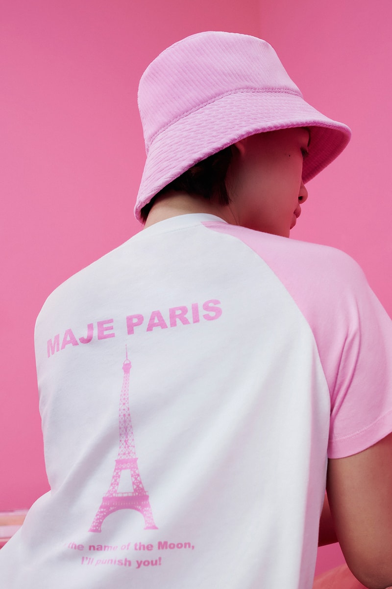 Maje Sailor Moon Limited Edition Capsule Collection Bucket Tshirt