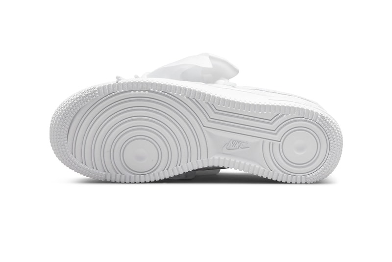 Nike Womens Air Force 1 Low Bow White Sneakers Footwear Kicks Shoes