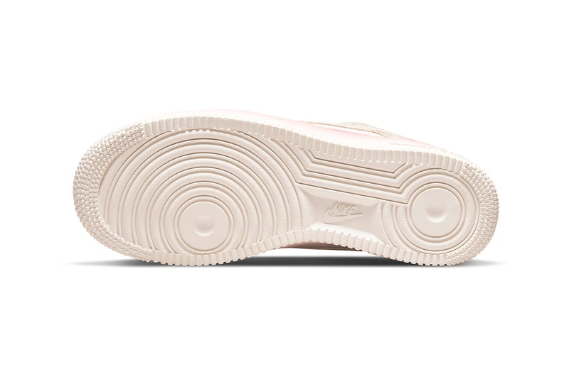 Nike Air Force 1 Low Pink Snakeskin Womens Sneakers Footwear Kicks Shoes Beige