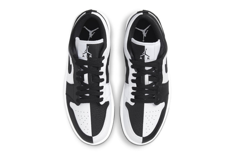 Nike Air Jordan 1 Low "Homage" Split Black White Official Images Release Info