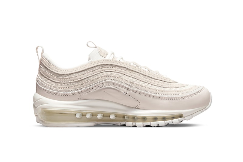 Nike Air Max 97 White Tan Beige Womens Sneakers Kicks Footwear Shoes