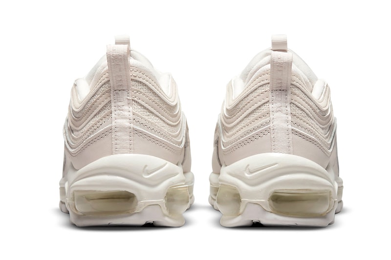 Nike Air Max 97 White Tan Beige Womens Sneakers Kicks Footwear Shoes