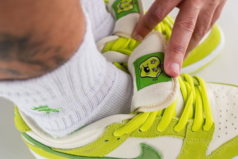 Nike SB 4/20 Dunk Low Green Apple White Sneakers Footwear Kicks Shoes