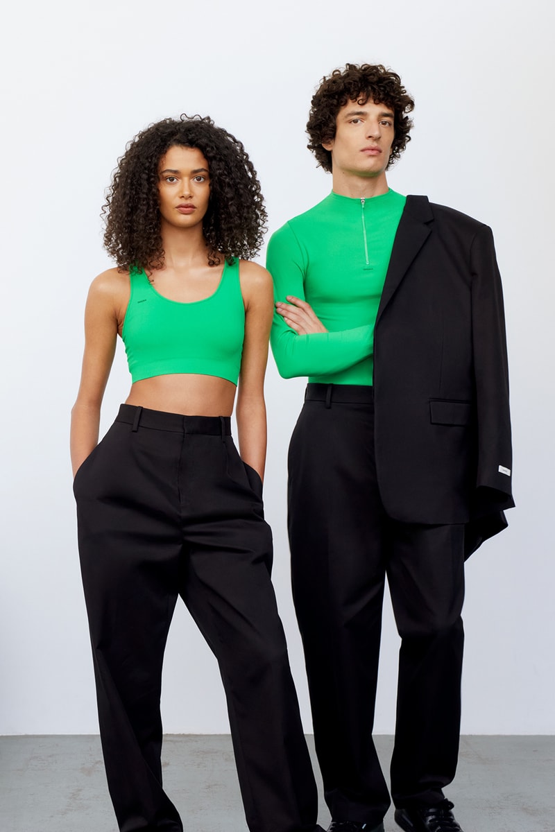 PANGAIA Tailoring Collection Suit Jacket Pants Black