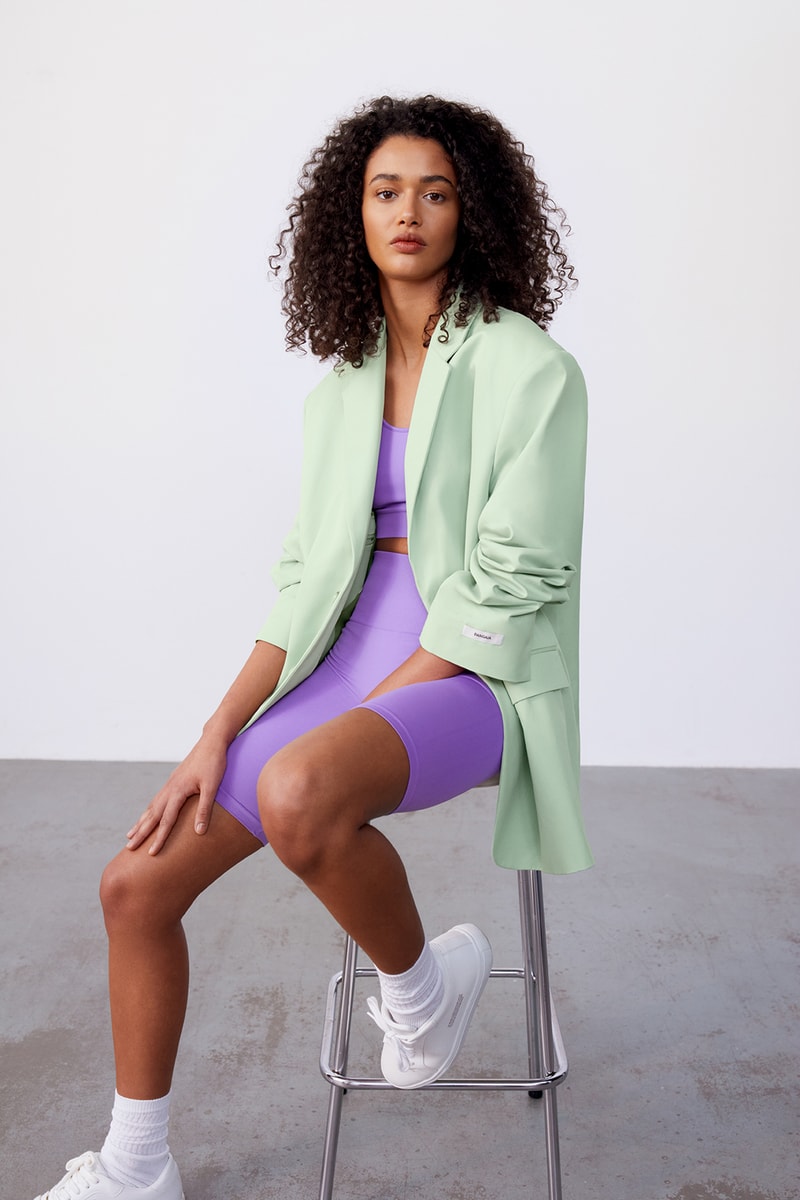 PANGAIA Tailoring Collection Suit Jacket Pants Pistachio Green