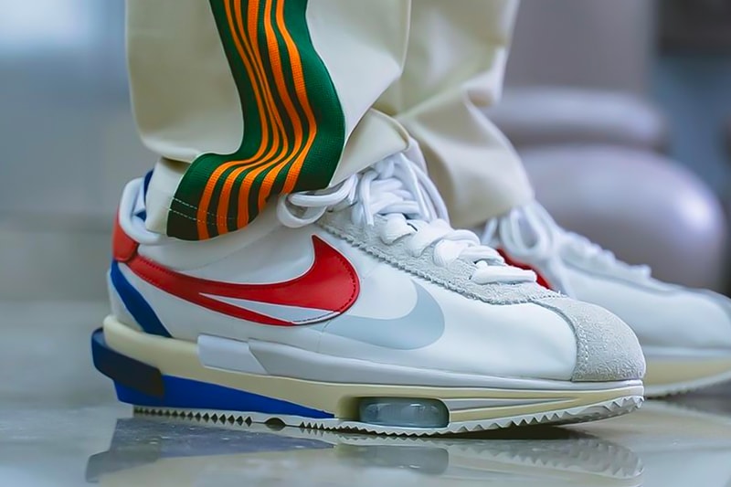 sacai Nike Cortez On-Foot Look Images Chitose Abe Release Info