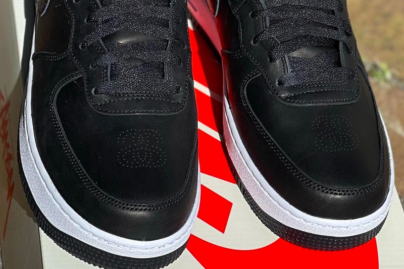 Stussy Nike Air Force 1 07 Mid SP Black Sneakers Footwear Kicks Shoes