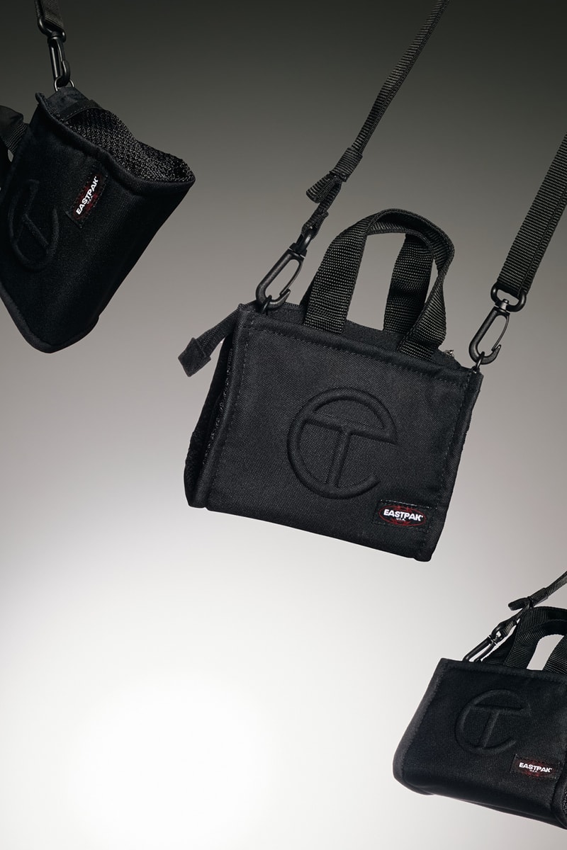 Eastpak Telfar Collaboration Shopping Round Circle Bags Black