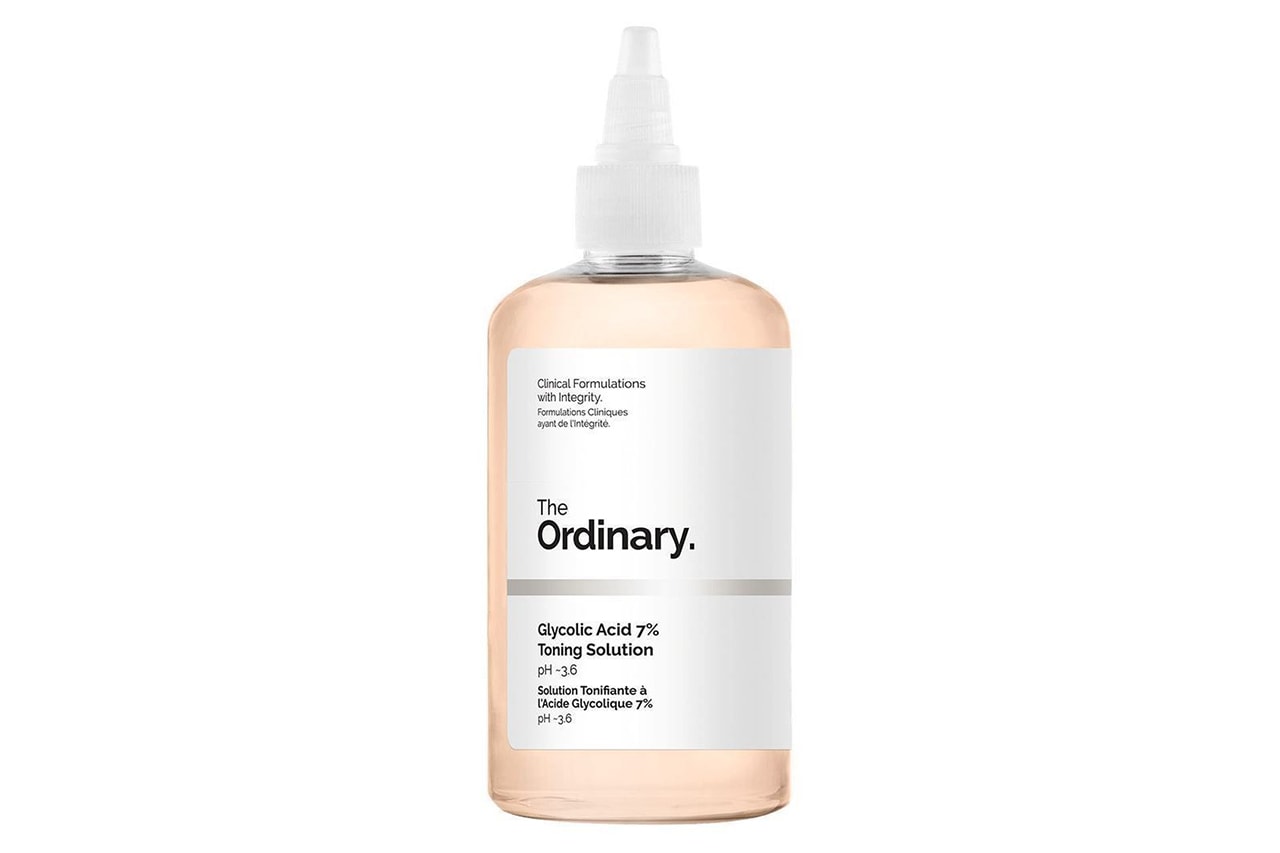 Chemical Exfoliants As Deodorant, Glossier solution, milky jelly cleanser, nécessaire deodorant, the ordinary glycolic acid 7% toning solution