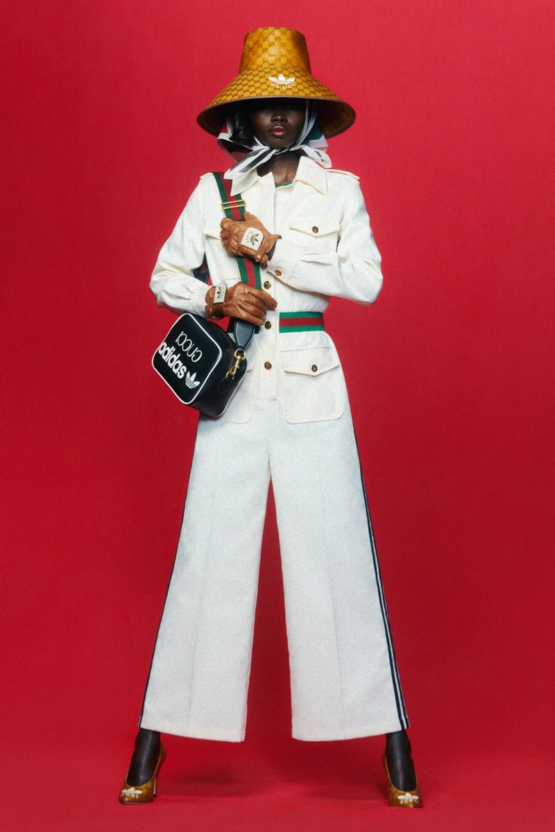Adidas Gucci Fall 2022 80s Sportswear Collection Lookbook Tracksuits Dresses Shoes