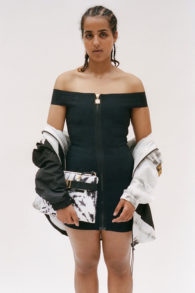 Aries FILA Italian Heritage Collaboration Look book dresses jackets shirts 
