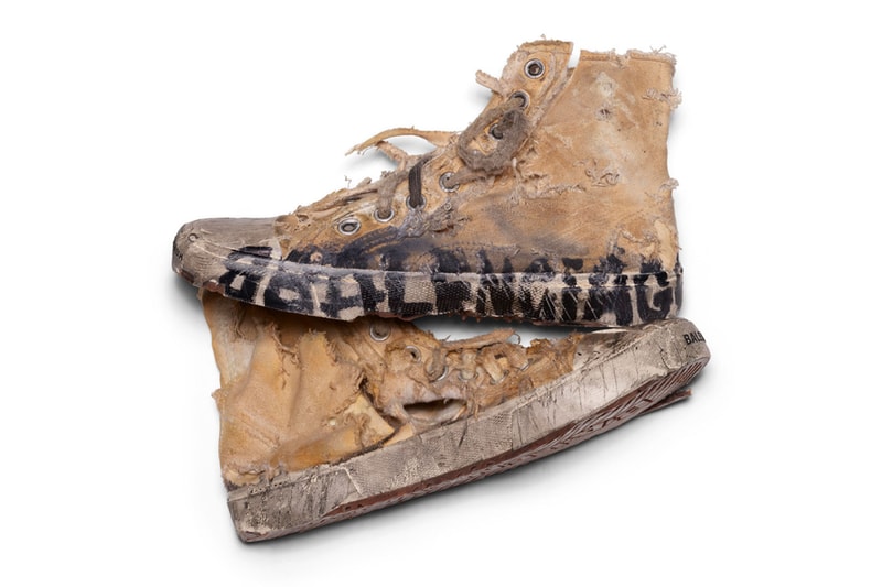 Balenciaga Paris Sneakers Mules Pre-Worn Distressed Limited Release Price Date