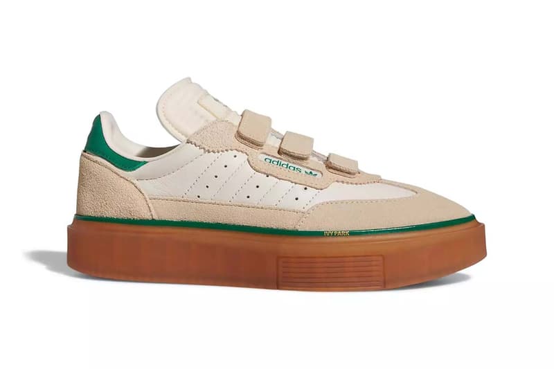 adidas gazelle silver green womens Adidas x Ivy Park Womens Super Sleek Chunky Shoes 'Cwhite' – Extra Butter main image 1