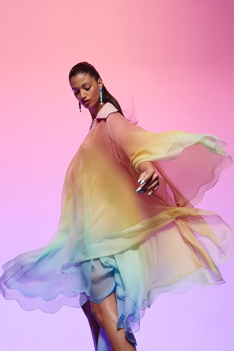 casablanca spring/summer 2022 charaf tajer dresses crop tops skirts bustiers matching sets 
