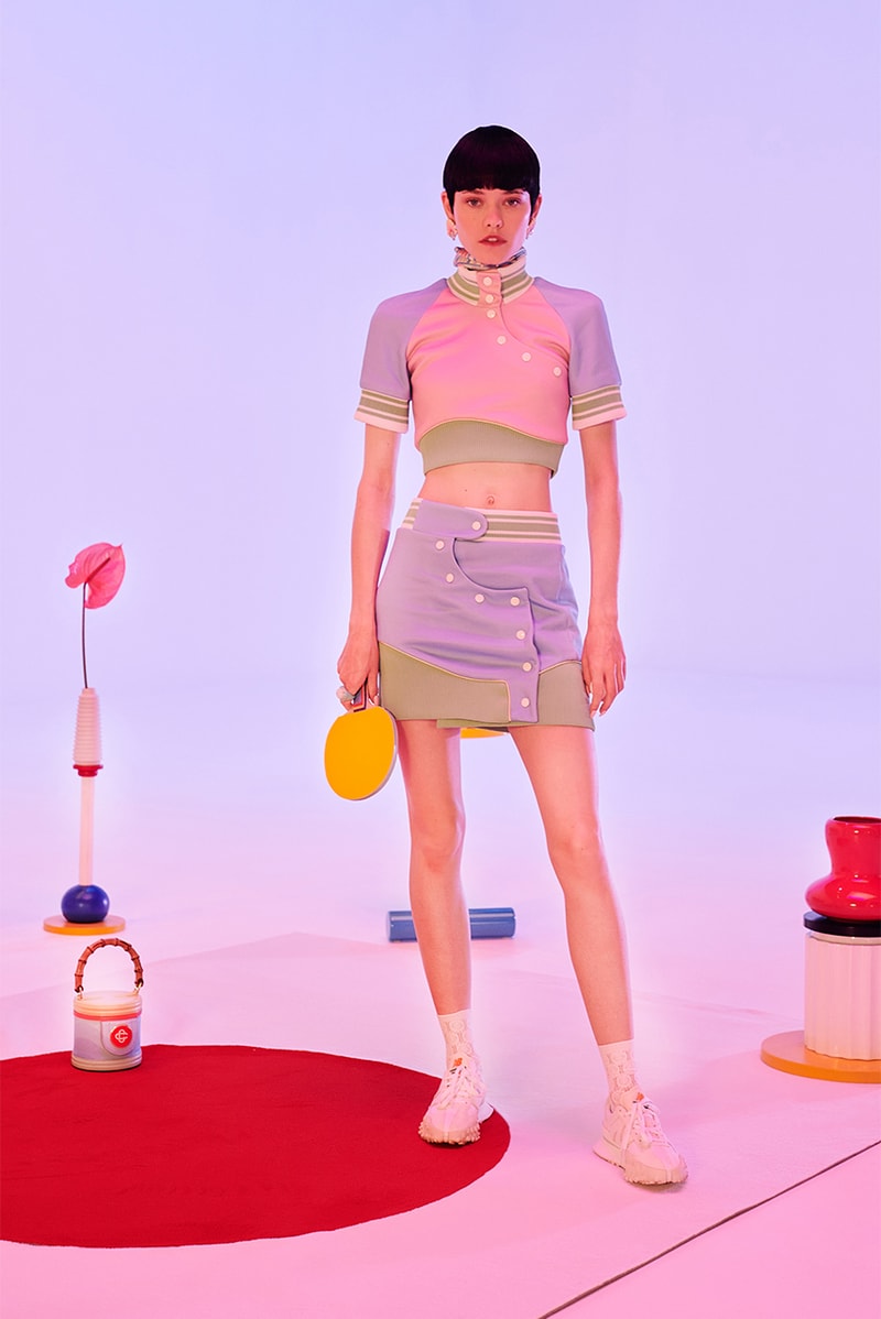 casablanca spring/summer 2022 charaf tajer dresses crop tops skirts bustiers matching sets 