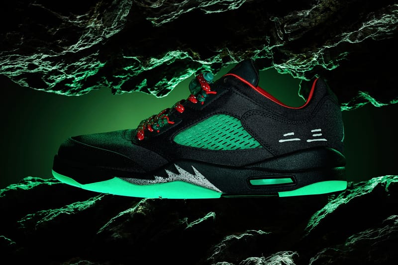 CLOT Adds "Jade" Details to Air Jordan 5 Low
