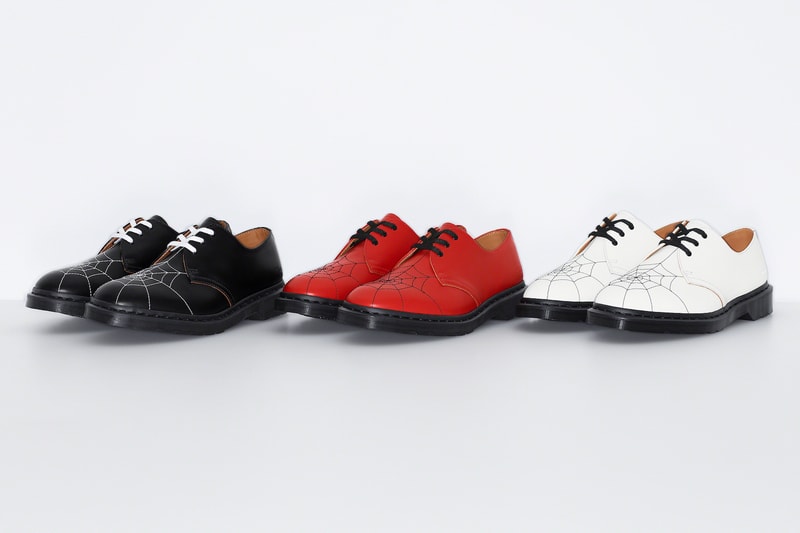 Supreme Dr. Martens 3-Eye Shoe Collaboration Red White Black