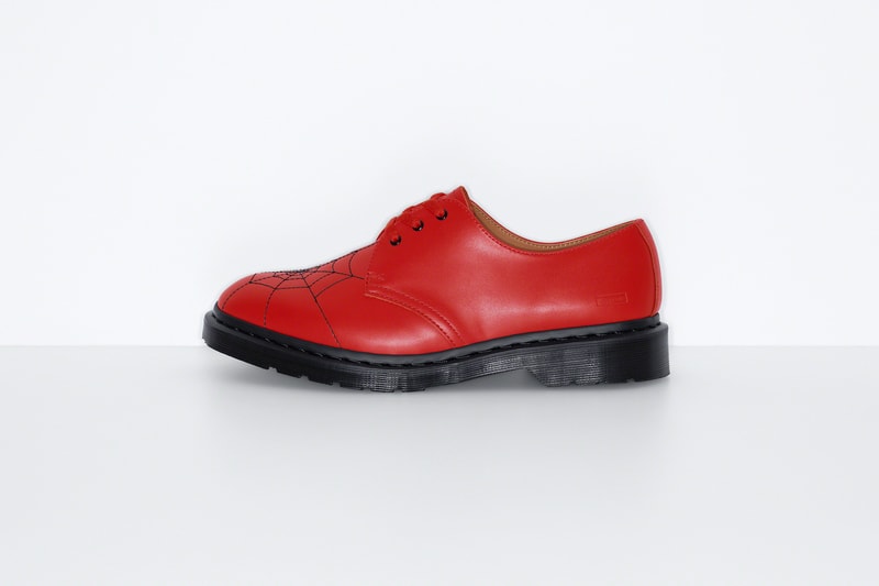Supreme Dr. Martens 3-Eye Shoe Collaboration Red White Black