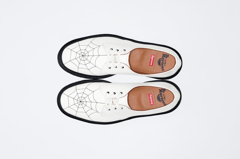 Supreme Dr. Martens 3-Eye Shoe Collaboration Red White Black