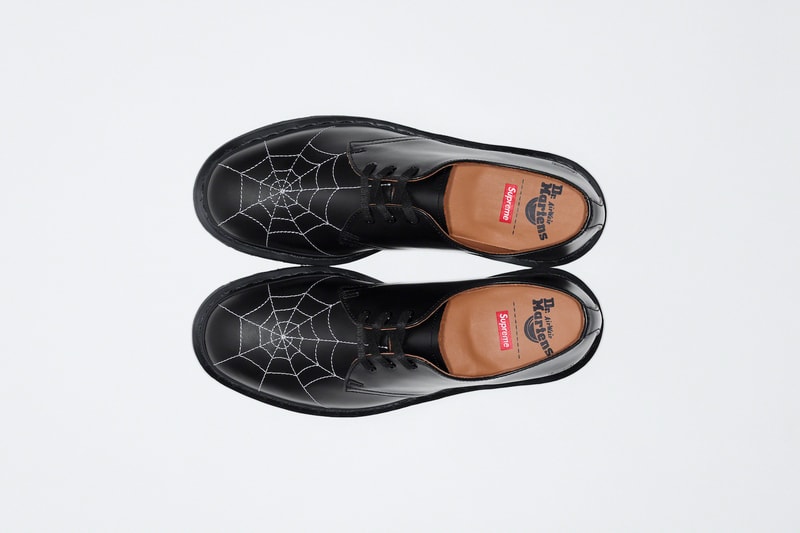 Supreme Dr. Martens 3-Eye Shoe Collaboration Red White Black