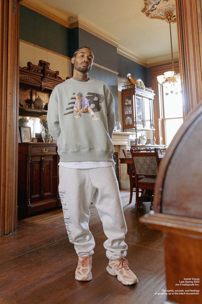 Joe Freshgoods Inside Voices New Balance 9060 Apparel Varsity Letterman Jacket Release Info