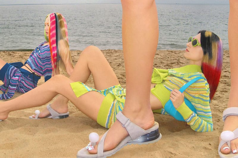 Kiko Kostadinov’s SS22 Womenswear Campaign Brings Dystopian Beachwear to London