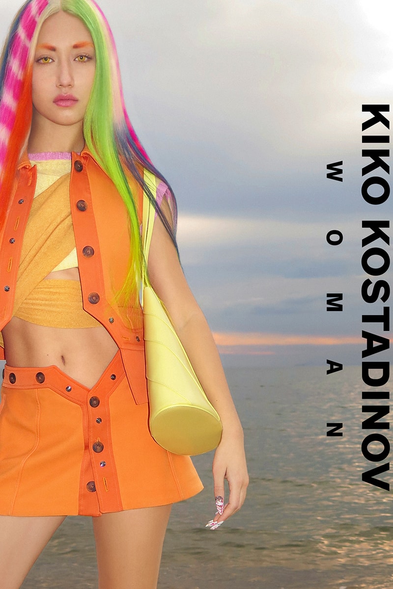 Kiko Kostadinov SS22 Womenswear Campaign Beach Australia Tops Trousers Bags