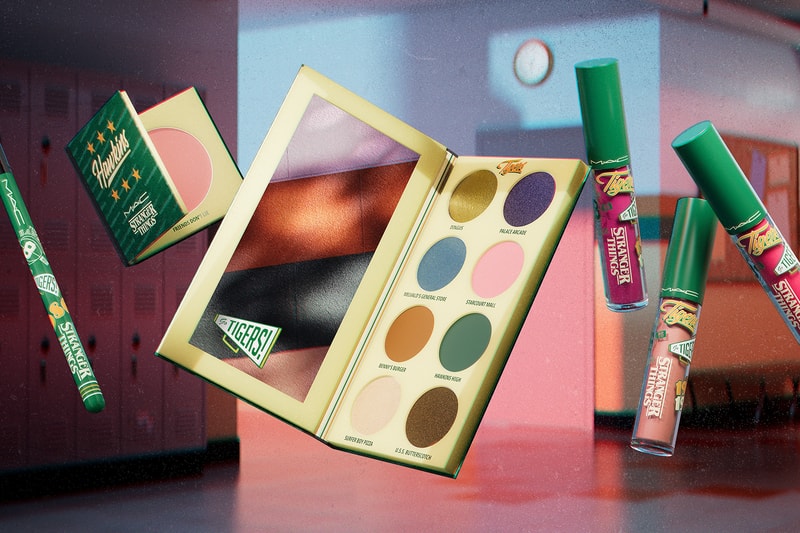 MAC Stranger Things Makeup Collaboration Netflix Eyeshadows Lip Gloss Blush